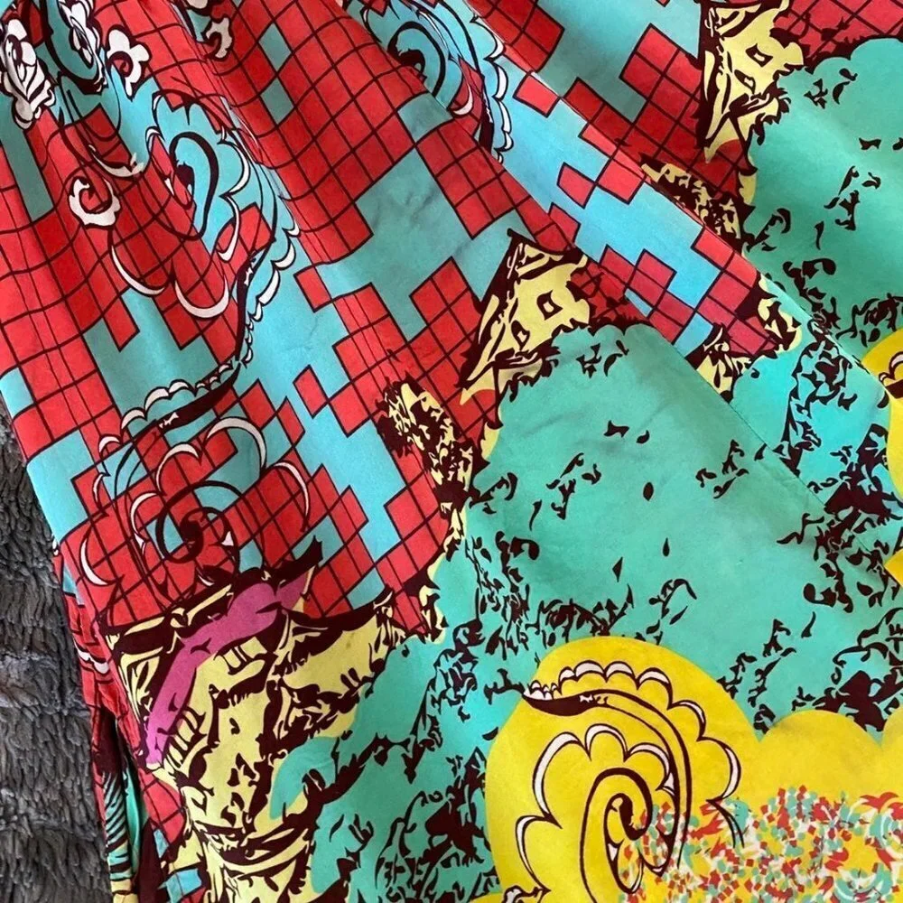 Vida Bella Printed Asian Print Flow Jumpsuit - Picture 6 of 12